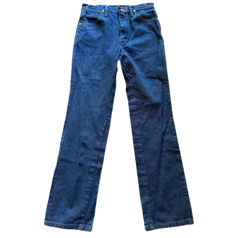 Wrangler Cowboy Cut Slim Fit Jeans Mens 30x30 Dark Wash Indigo 936DEN Denim